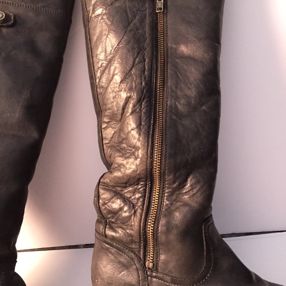 Fur Lined Frye Boots - Picture 2 of 7